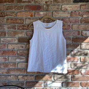 Talbots Outlets PL White Tank Top NWT